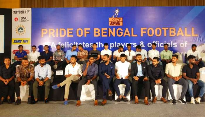 ISL 2021-22: আইএসএল খেলা বাঙালি ফুটবলারদের সংবর্ধনা দিল IFA