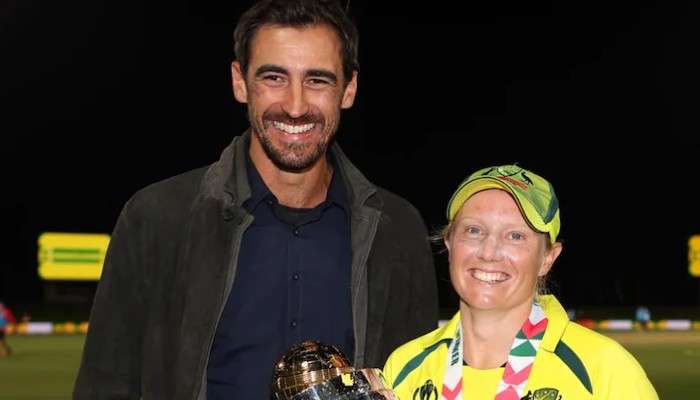 ICC Women&#039;s World Cup: বিশ্বকাপ জয়ী দম্পতি Mitchell Starc, Alyssa Healy-র গল্প 