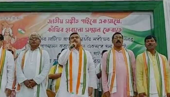 Suvendu Adhikari: এতক্ষণ ধরে কেন জাতীয় সঙ্গীত? শুভেন্দুর বিরুদ্ধে থানায় TMC নেতা