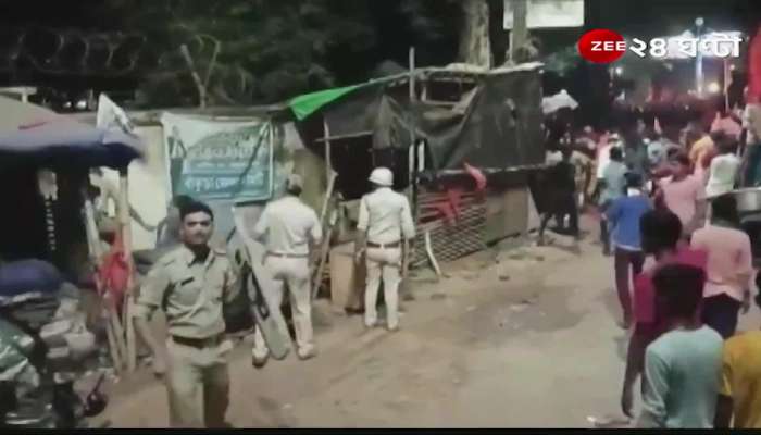 Bankura: allegations of throwing bricks at police in ramnavami rally | Bangla News | Zee 24 Ghanta