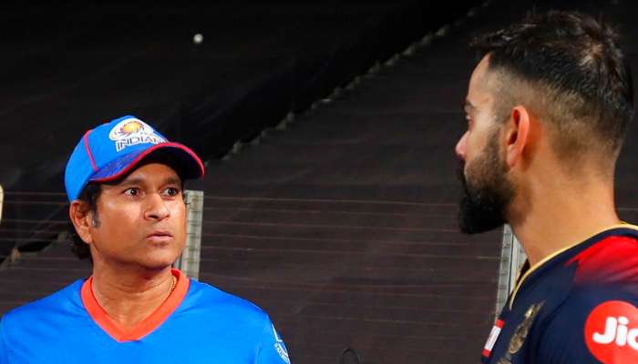 Sachin Tendulkar-Virat Kohli: &#039;১৭০ সেঞ্চুরি এক ছবিতে&#039;! দেখা হল সচিন-কোহলির