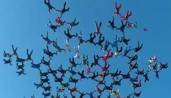 Skydivers Over Sixty: বিমান থেকে ১০৭ জন বৃদ্ধ-বৃদ্ধার ঝাঁপ, এরপর...