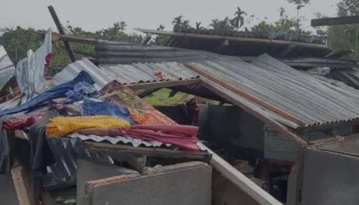 Coochbehar Storm: বৃষ্টির সঙ্গে আচমকাই ঝড়! লণ্ডভণ্ড তুফানগঞ্জ, আহত বেশ কয়েকজন