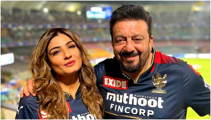 IPL 2022-এও  KGF 2 ঝড়! LSG vs RCB ম্যাচে গ্যালারিতে Sanjay Dutt-Raveena Tandon