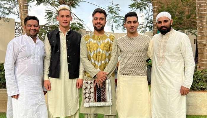 Eid Mubarak 2022: Rashid Khan-দের সঙ্গে খুশির ঈদ পালন করলেন Mohammed Shami