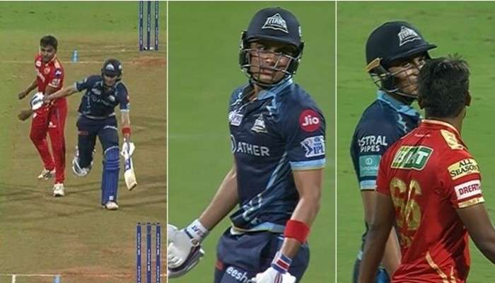 IPL 2022, GT vs PBKS: রান আউট হতেই Shubman, Sandeep- এর মধ্যে লেগে গেল! নজর কাড়লেন Rishi Dhawan 