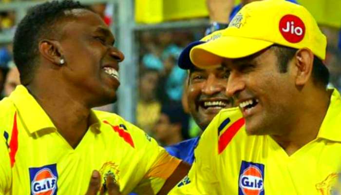  MS Dhoni-Dwayne Bravo: ব্র্যাভোকে ট্রোল করেই প্রশংসা ধোনির! কথা শুনলে হাসি থামবে না