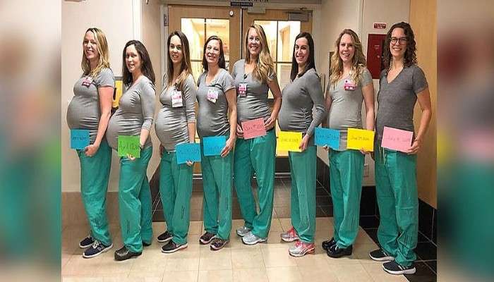 USA: একসঙ্গে অন্তঃসত্ত্বা একই হাসপাতালের একই বিভাগের ১০ নার্স, এক চিকিৎসক; কাকতালীয় নাকি অন্য কিছু!