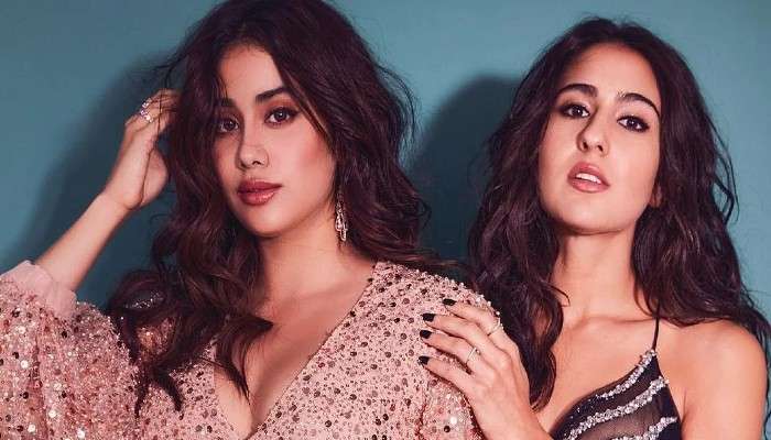 Janhvi Kapoor-Sara Ali Khan: সারার সঙ্গে জাহ্নবীর যুগলবন্দি, করণের শোয়ে ফের একসঙ্গে দুই নায়িকা