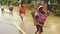 বন্যায় বিপর্যস্ত অসম; মৃত কমপক্ষে ৫৪, জলবন্দি ১৯ লাখ মানুষ