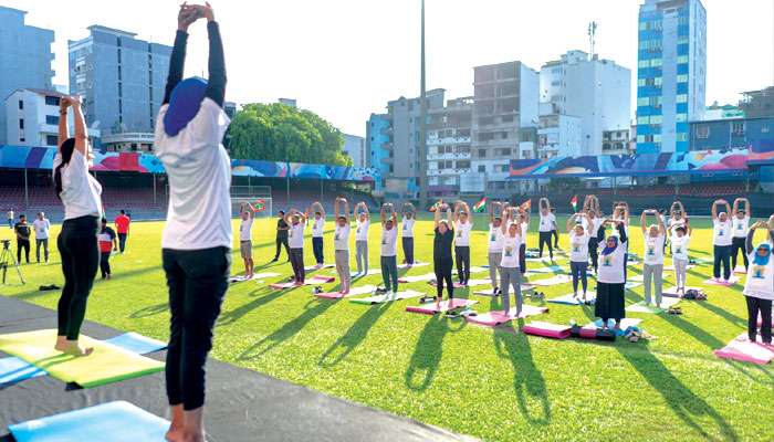 International Yoga Day: মলদ্বীপে ভারতীয় দূতাবাসের যোগ ব্যায়ামের অনুষ্ঠানে হামলা, কাঁদানে গ্যাস পুলিসের