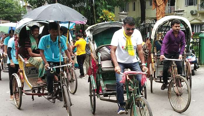 Rath Yatra 2022: রথযাত্রায় শহরের রিক্সা চালকদের অভিনব সম্মান শিলিগুড়িতে 