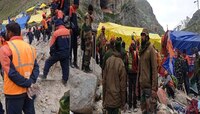 অমরনাথ গুহার কাছে মেঘভাঙা বৃষ্টি, মৃত বেড়ে ১৬, নিখোঁজ এখনও ৪০