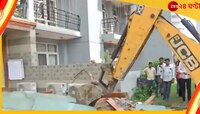ফের বুলডোজার! নয়ডায় ভাঙল বিজেপি নেতা শ্রীকান্ত ত্যাগীর বাড়ি