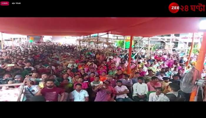 Suvendu holds a public Meeting in Nandigram supporting Nabanna Abhiyan