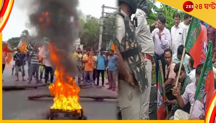 BJP Nabanna Abhiyan: বিজেপির নবান্ন অভিযান ঘিরে নন্দীগ্রামে ধুন্ধুমার, পুলিসের সঙ্গে খণ্ডযুদ্ধ-তুলকালাম