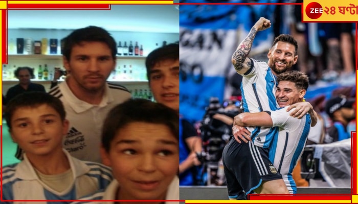 Lionel Messi, FIFA World Cup 2022: একটা সত্যি রূপকথা! মেসির অটোগ্রাফ নেওয়া আলভারেজই জোড়া গোলে মেসির কোলে