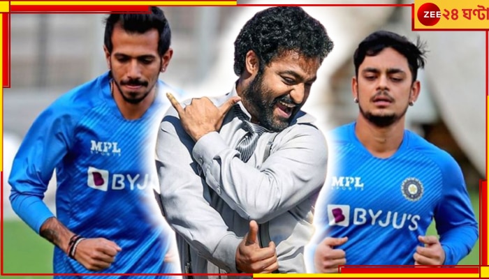 RRR star Junior NTR | Team India: ভারতীয় দলের তারকারা দেখা করলেন দক্ষিণের সুপারস্টারের সঙ্গে