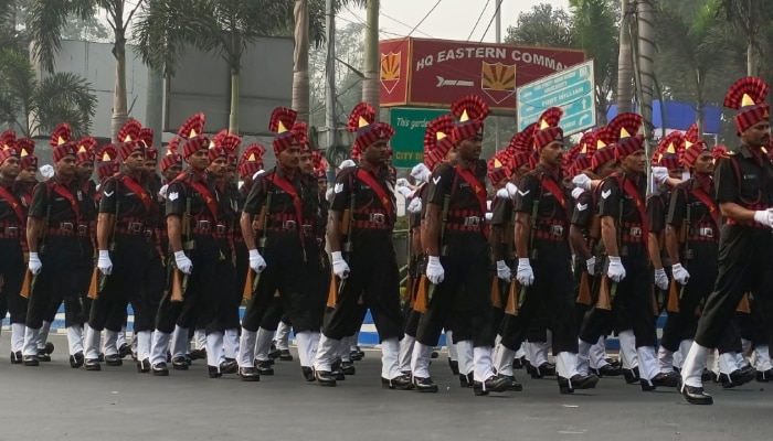 Republic Day Parade 2023: প্রজাতন্ত্র দিবসের কুচকাওয়াজ, চূড়ান্ত মহড়া শেষ রেড রোডে