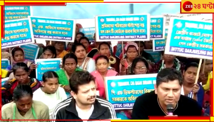 Siliguri: বাজেটে চা বাগান নিয়ে কোনও কথাই নেই, বিজেপি সাংসদের বাড়ির সামনে বিক্ষোভ শ্রমিকদের