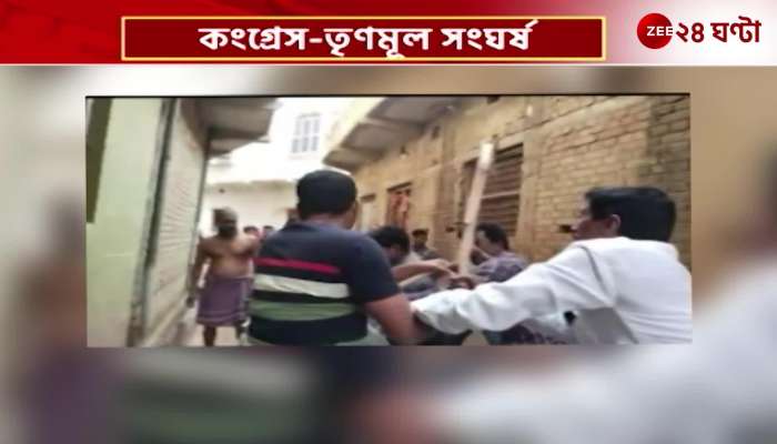 Congress Trinamool clashes in Birbhum Murarai over revision of voter list