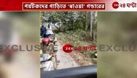 Jaldapara: গণ্ডারের ধাক্কায় উল্টে গেল পর্যটকের গাড়ি | Zee 24 Ghanta