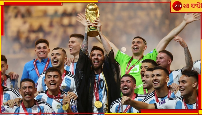 Lionel Messi and Argentina: ফিফা তালিকার শীর্ষে মেসির বিশ্বজয়ী আর্জেন্টিনা, দুইয়ে ফ্রান্স, তিনে নেইমারের ব্রাজিল