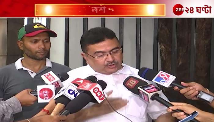 Subhendu targeted Trinamool at the press conference after presenting the document
