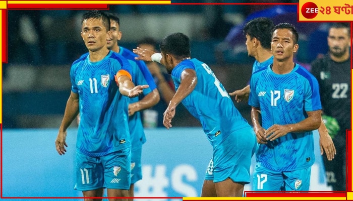 Sunil Chhetri, IND vs PAK: স্টিমাচের লাল কার্ডের পরেও সুনীলের হ্যাটট্রিক, ৪-০ গোলে পাক বাঙ্কার উড়িয়ে দিল ভারত 