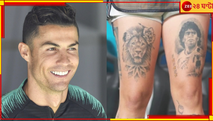 cristiano ronaldo tattoo leg