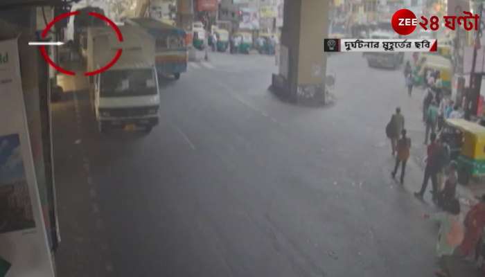 Excluisve CCTV footage of Behala chowrasta accident