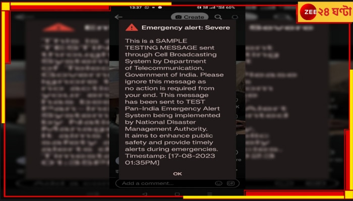 Emergency Message: আপনার ফোনেও কী আপৎকালীন মেসেজ? কেন্দ্র পাঠাচ্ছে জরুরি সতর্কবার্তা! কেন...