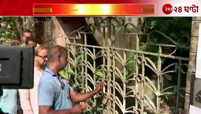 Atin Ghosh broke the lock of the house in Dengue operation at Narkel Bagan