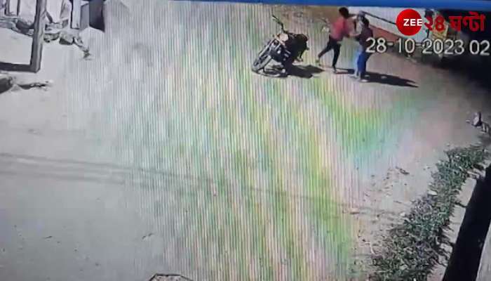 Stoneman in Birbhum footage captured on CCTV