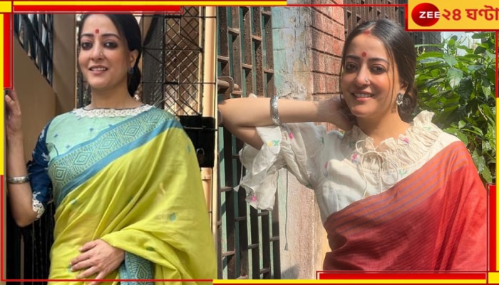 Raima Sen Birthday: পরনে শাড়ি, সিঁথিতে সিঁদুর, জন্মদিনে নয়া লুকে রাইমা...