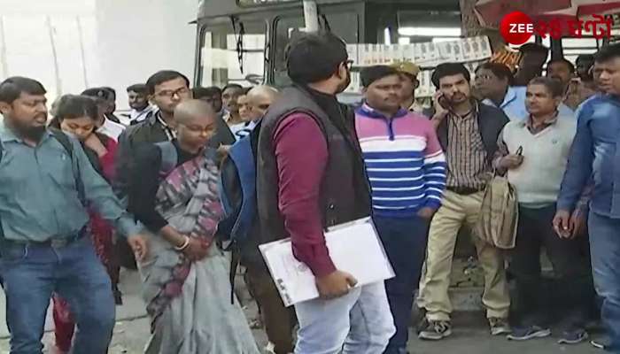 Job seekers reached Bikash Bhavan to meet with the Education Minister