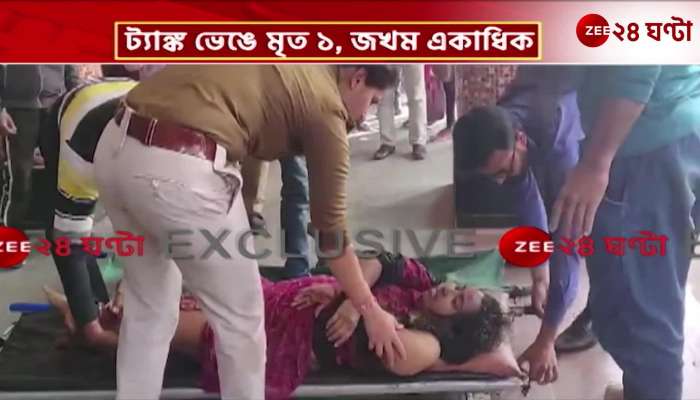 overhead water tank collapses at Burdwan station ten people injured one dead