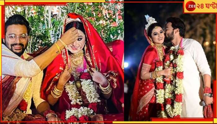 Darshana-Saurav Wedding: সমস্ত আচার মেনেই চার হাত এক হল সৌরভ-দশর্নার