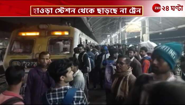 Overhead cable rupture hazard at Howrah station