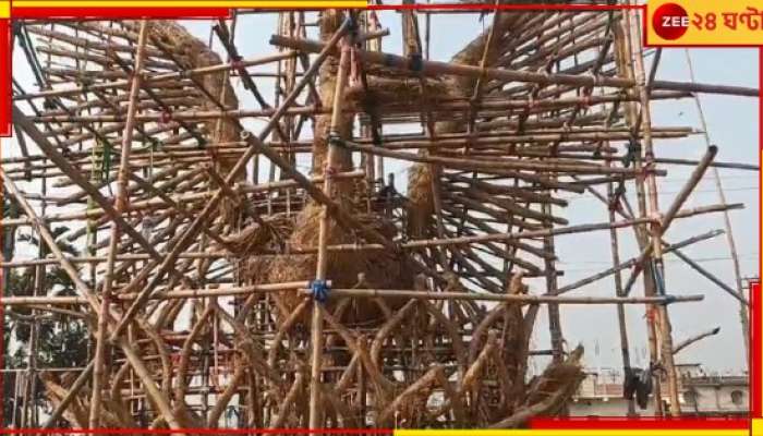 Jalpaiguri: 'সকলের তরে সকলে আমরা'র কাঠামোতেই দাঁড়িয়ে ৫১ ফুট দীর্ঘ সরস্বতী প্রতিমা...