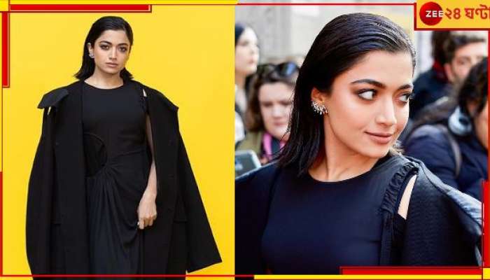 Rashmika Mandanna: কালোয় আলোয় রশ্মিকা, চোখ ফেরানো দায়, দেখুন একবার ন্যাশনাল ক্রাশকে