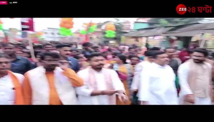 Suvendu and Hiran walked in Ghatal election campaign