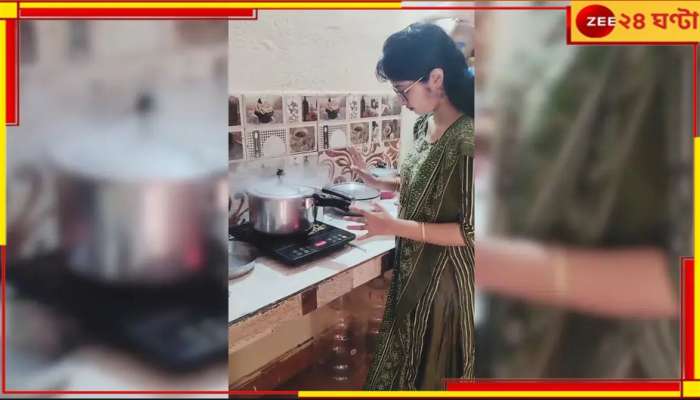 Woman&#039;s Ironing Technique: সময় বাঁচাতে প্রেসার কুকার দিয়েই &#039;ইস্ত্রি&#039;! এমন উপায় দেখে তাজ্জব বনলেন সকলেই