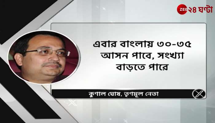 Kunal Ghosh Trinamool will get 30 35 seats in Bengal this time the number may increase