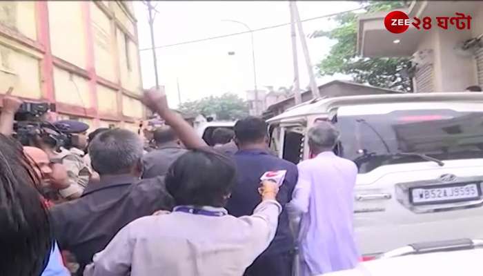 Violent protests around BJP candidate Abhijit in Haldia