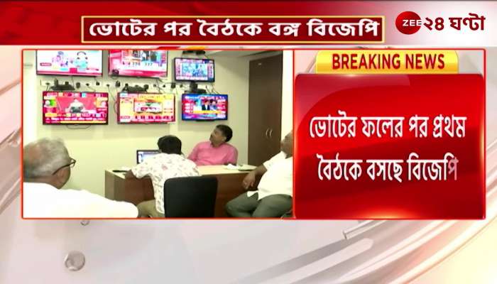 Bengal BJP is holding its first meeting after the results of the polls 