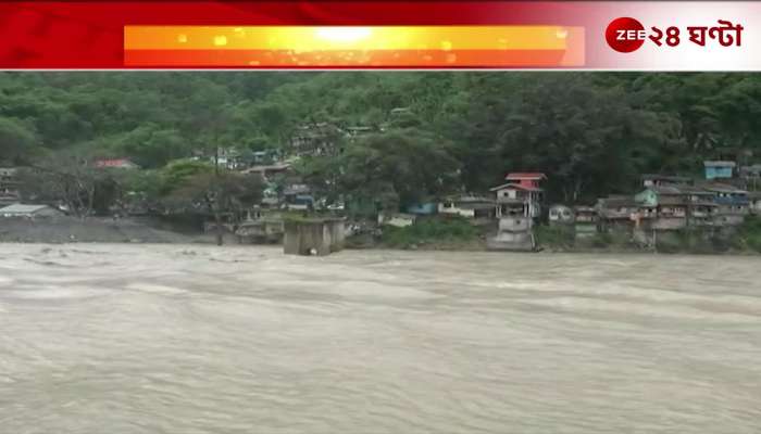 Heavy rains in the hills resulting in dire Teesta conditions 