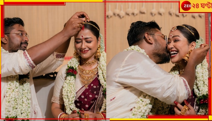 Sohini-Shovan Wedding: লাজে রাঙা সোহিনী+শোভন= শোভিনী! প্রকাশ্যে বিয়ের ফার্স্ট লুক...