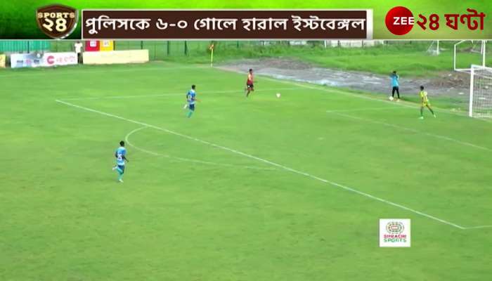 six goals of East Bengal against Police Athletics see the glimpse of that goals 