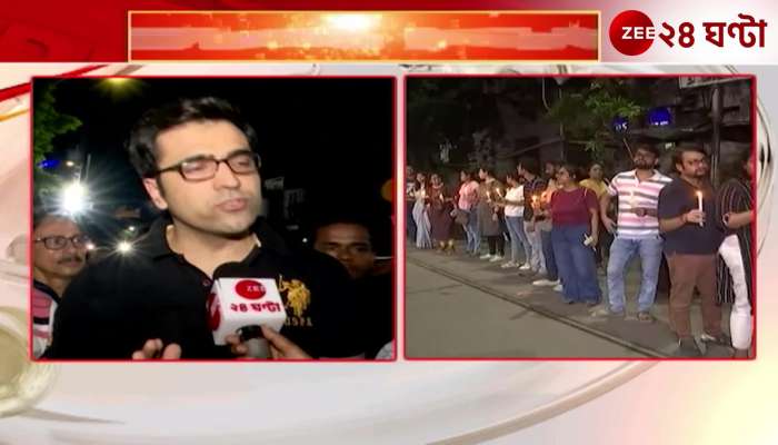 R G Kar Protest What does Abir say about the program On the path of light to get justice the protest Zee 24 Ghanta  